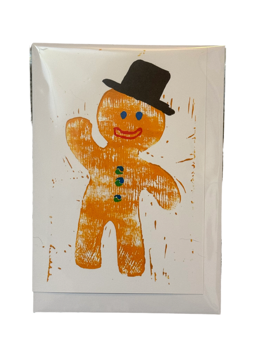 Festive Frolic: SwimTayka's Gingerbread Cheer - pack of 6 cards
