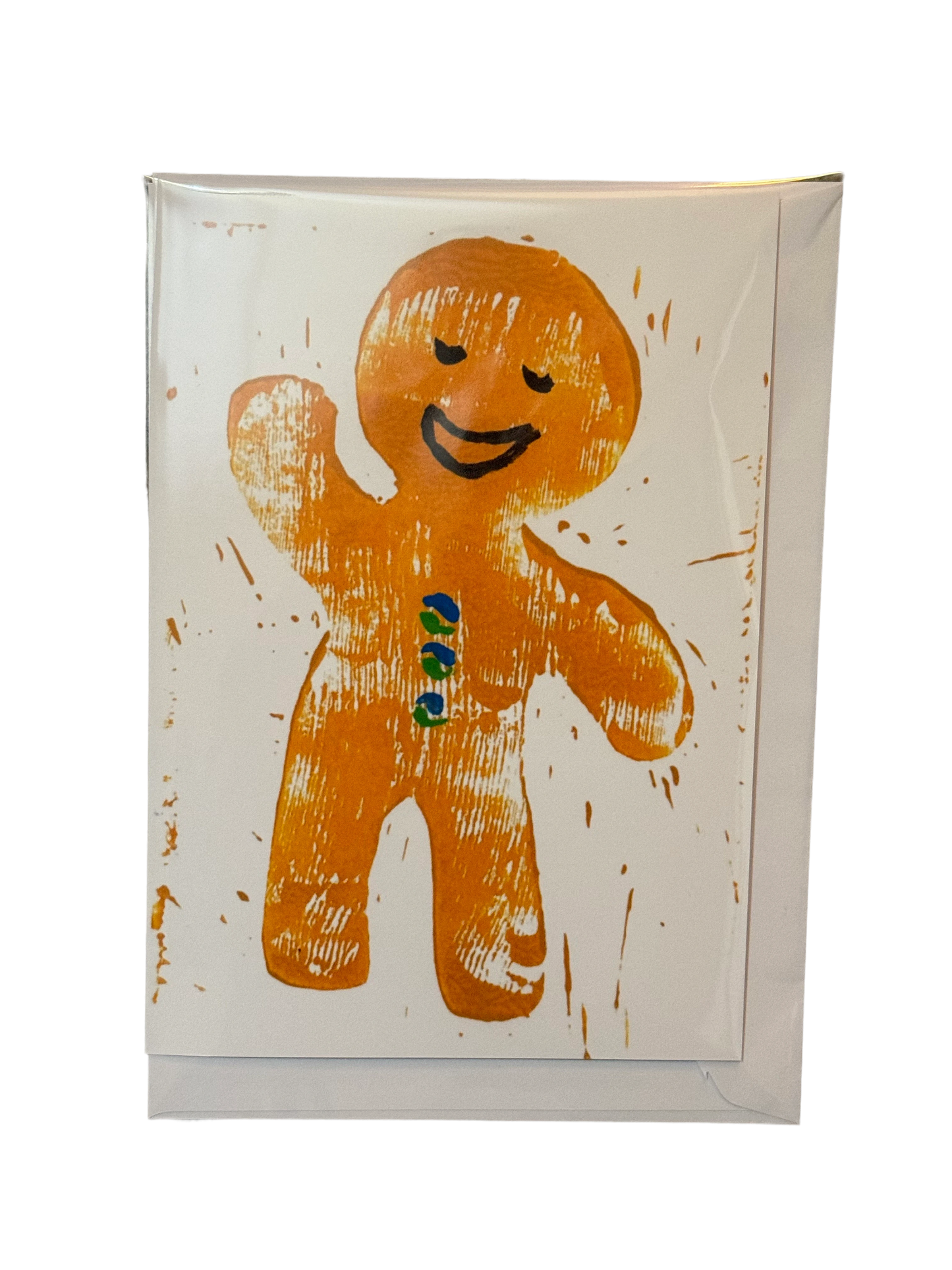 Festive Frolic: SwimTayka's Gingerbread Cheer - pack of 6 cards