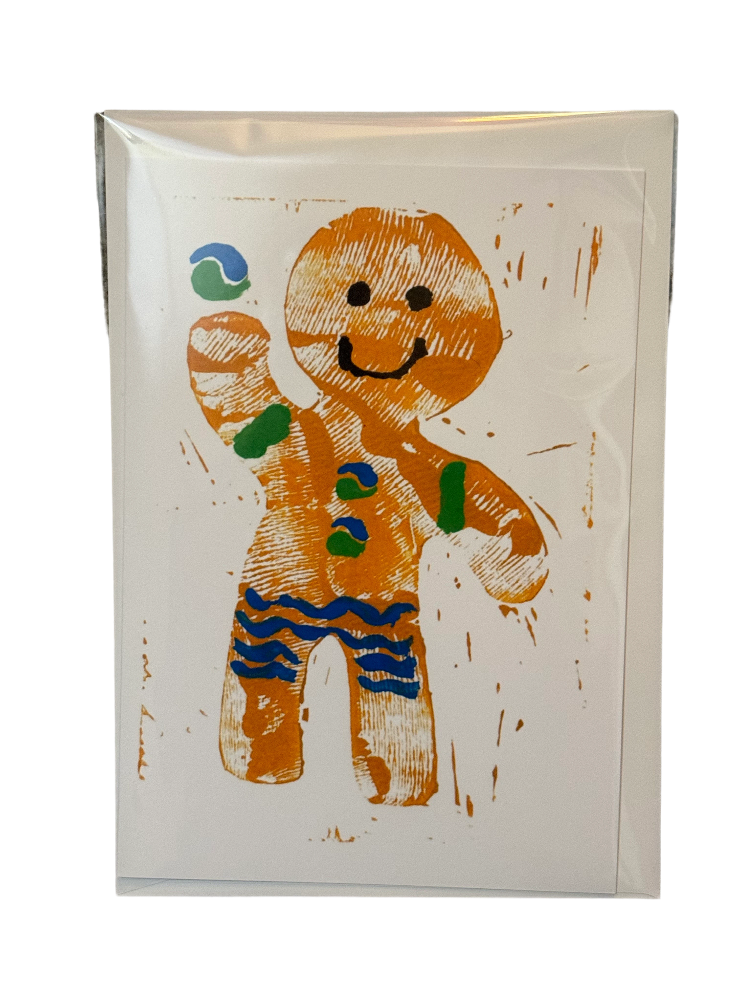 Festive Frolic: SwimTayka's Gingerbread Cheer - pack of 6 cards