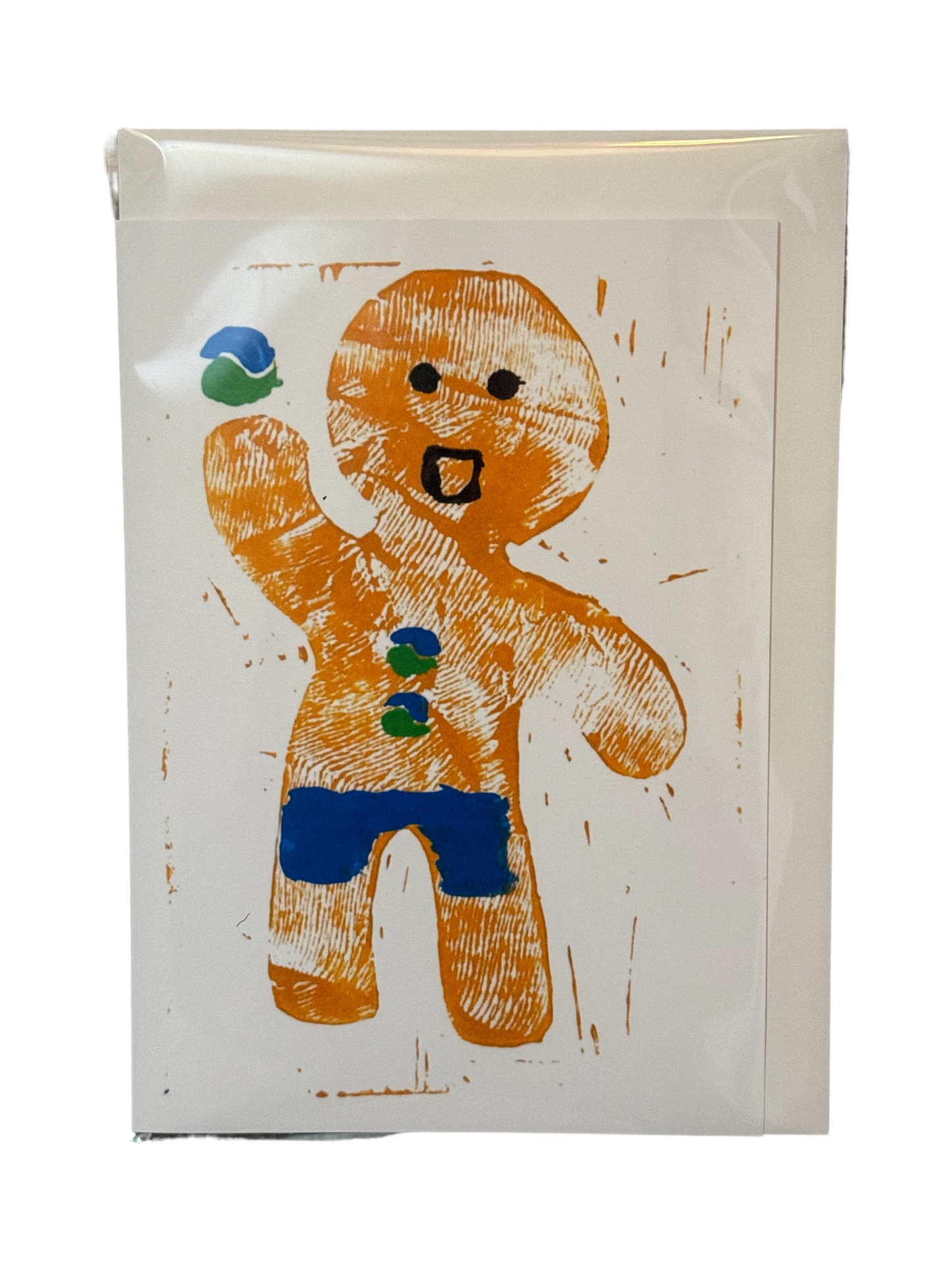 Festive Frolic: SwimTayka's Gingerbread Cheer - pack of 6 cards